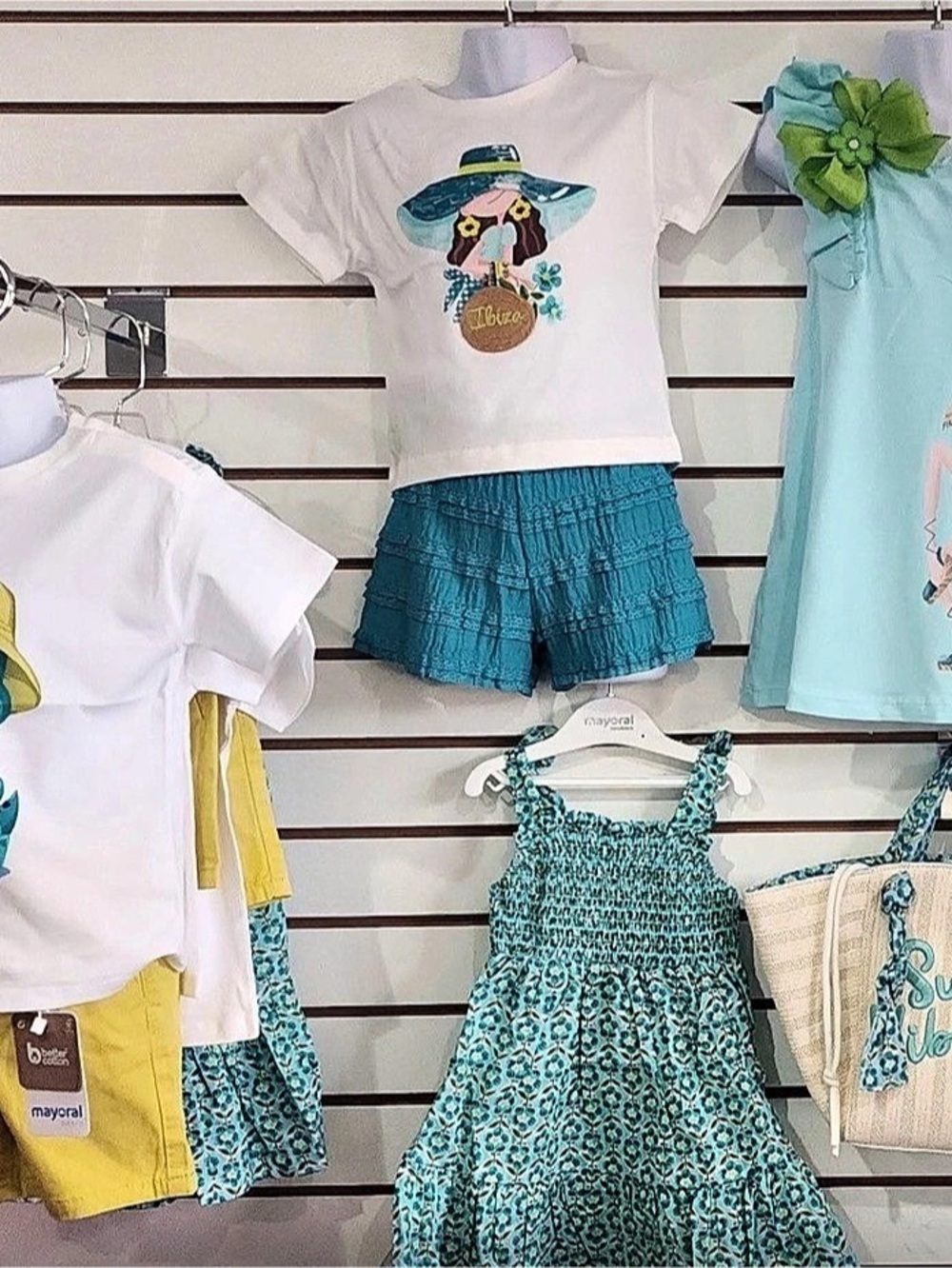 Kids Blue & White Outfit Set
